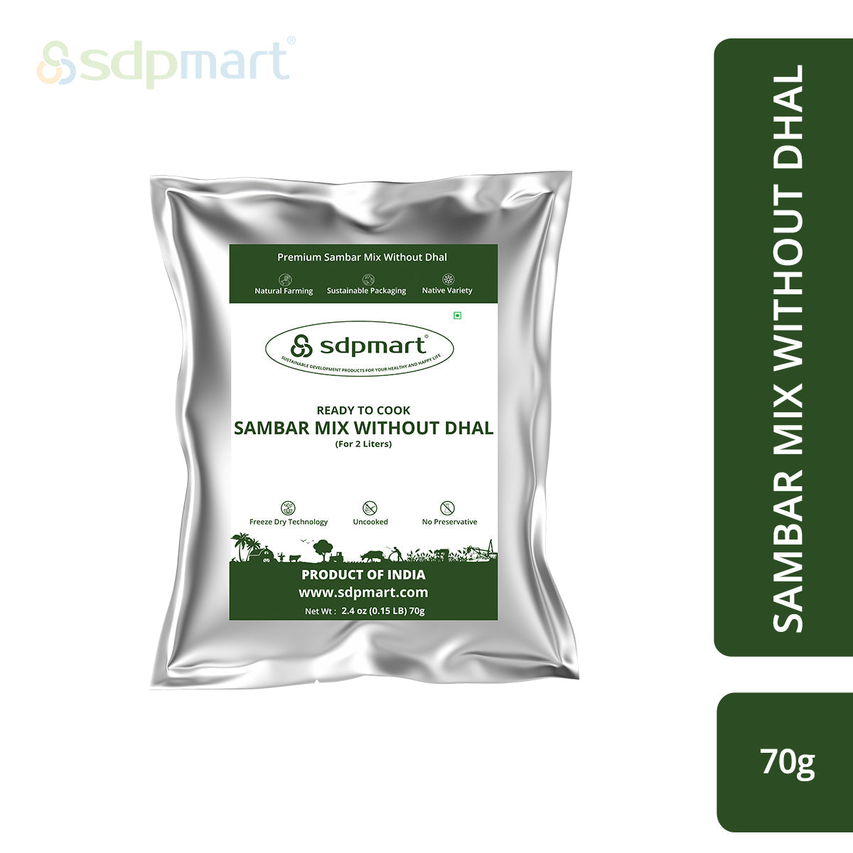 SDPMart Sambar Mix Without Dal for 2liters