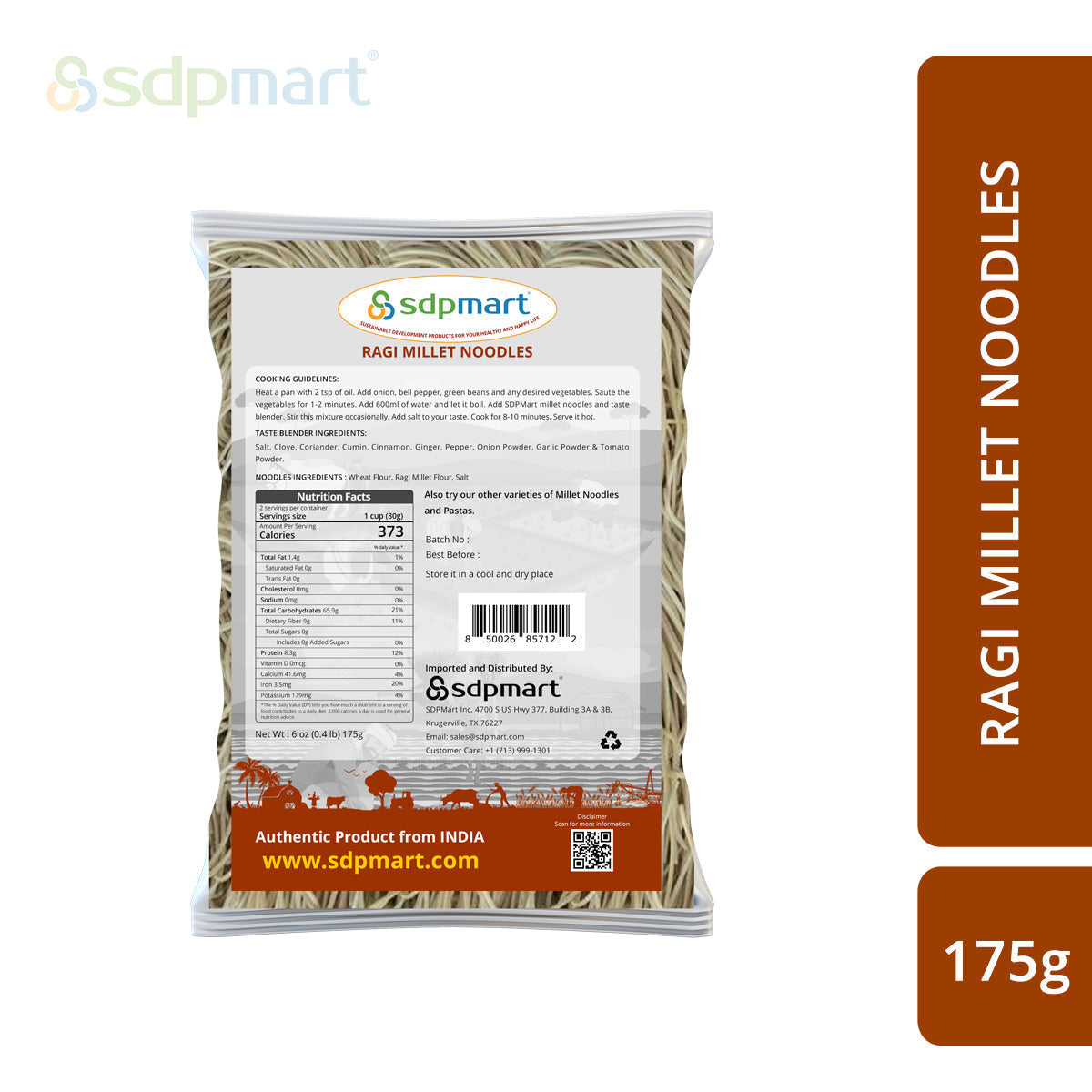 Ragi Millet Noodles 175G