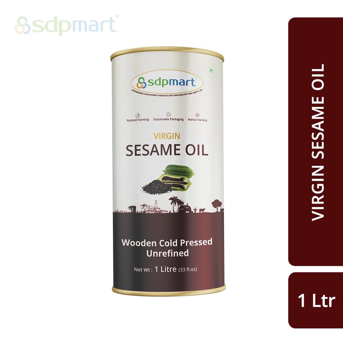 Sesame Oil (Wooden Cold pressed Virgin Oil)