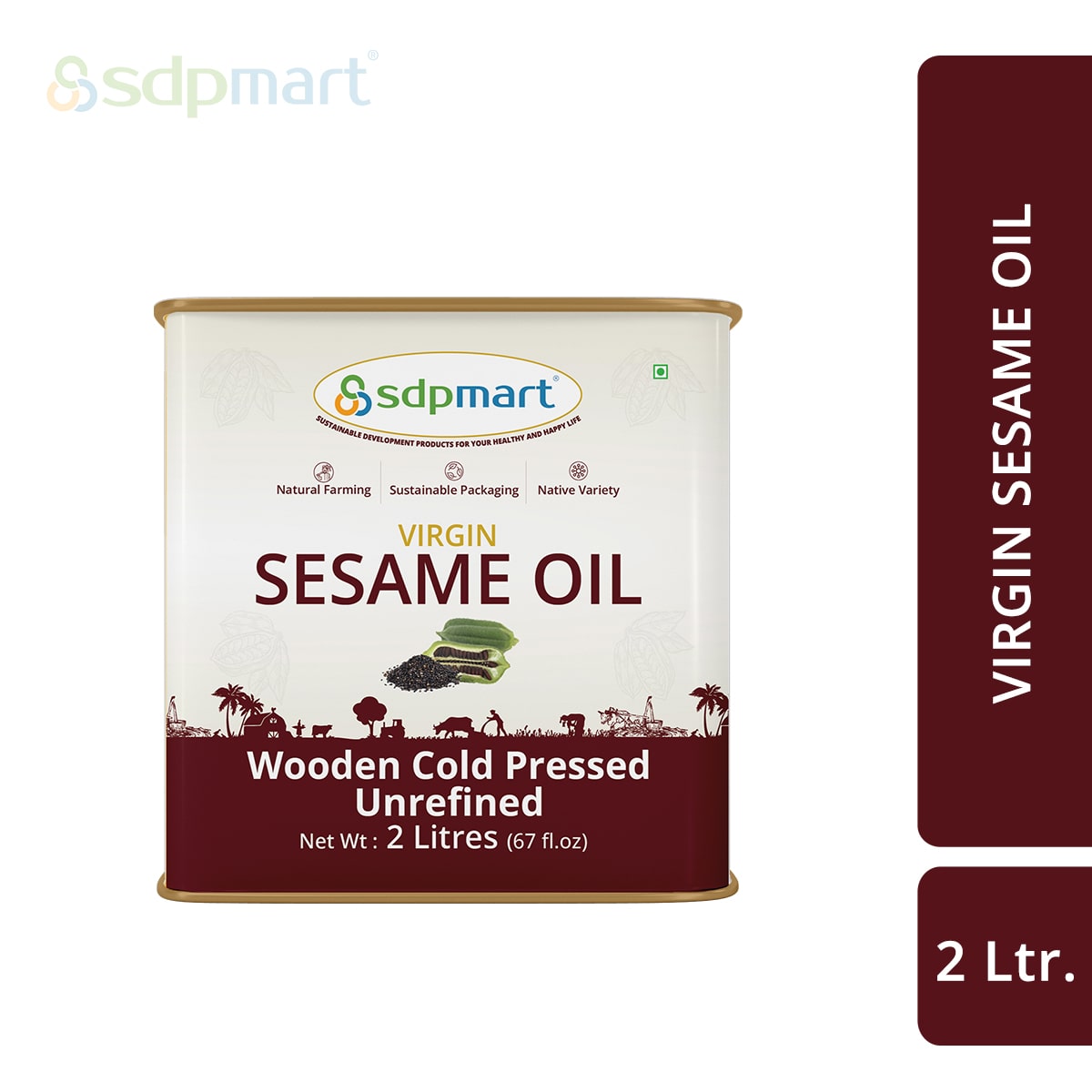 Sesame Oil (Wooden Cold pressed Virgin Oil)