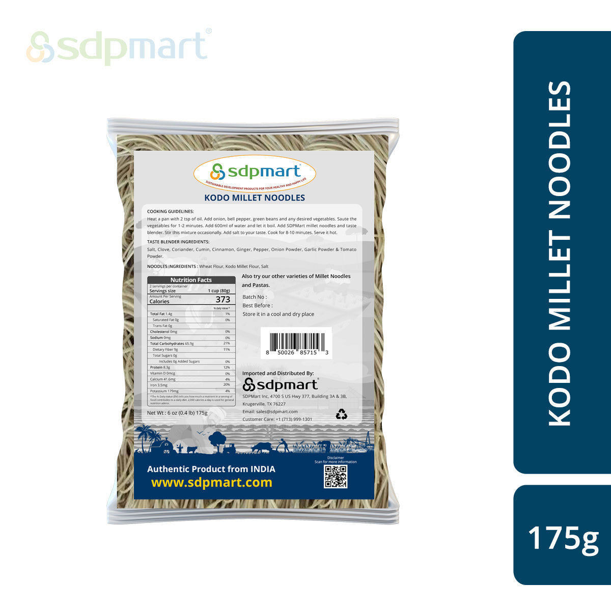 Kodo Millet Noodles 175G