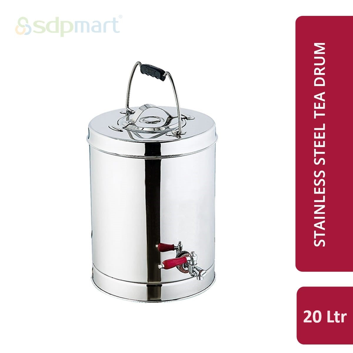 SDPMart SS Tea Drum
