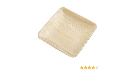 Premium Palm Leaf - 6 In Square Plate