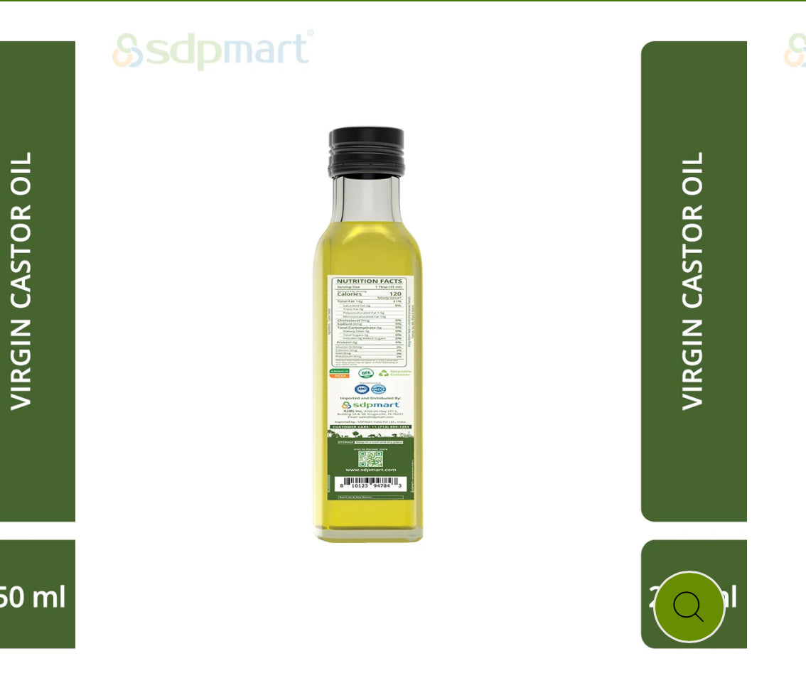 SDPMART PREMIUM VIRGIN CASTOR OIL