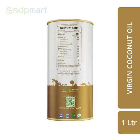 Coconut Oil (Wooden Cold Pressed Virgin Oil)