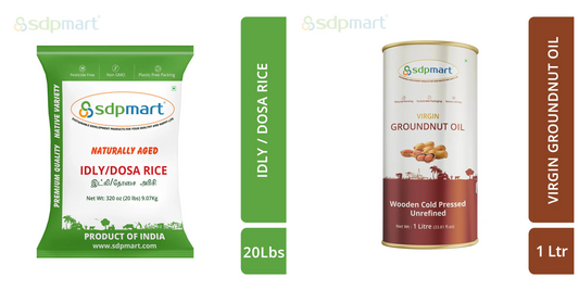 Idly/Dosa Rice + Peanut Oil 1L