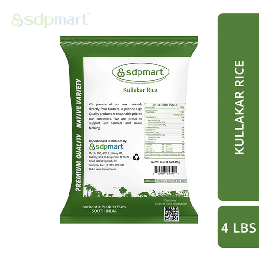 SDPMART'S PREMIUM KULLAKAR RICE - 4LBS