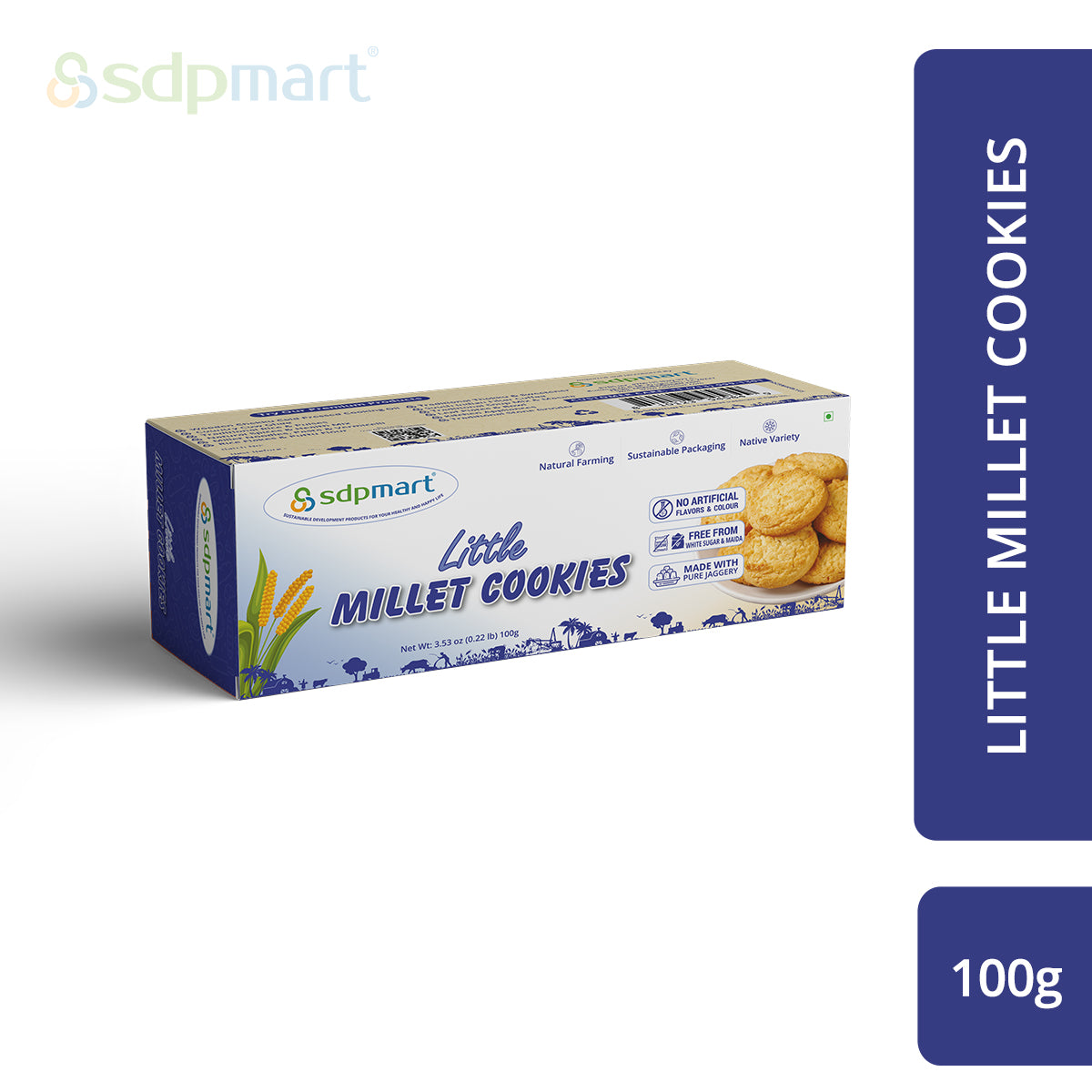 SDPMART LITTLE MILLET COOKIES 100 GMS
