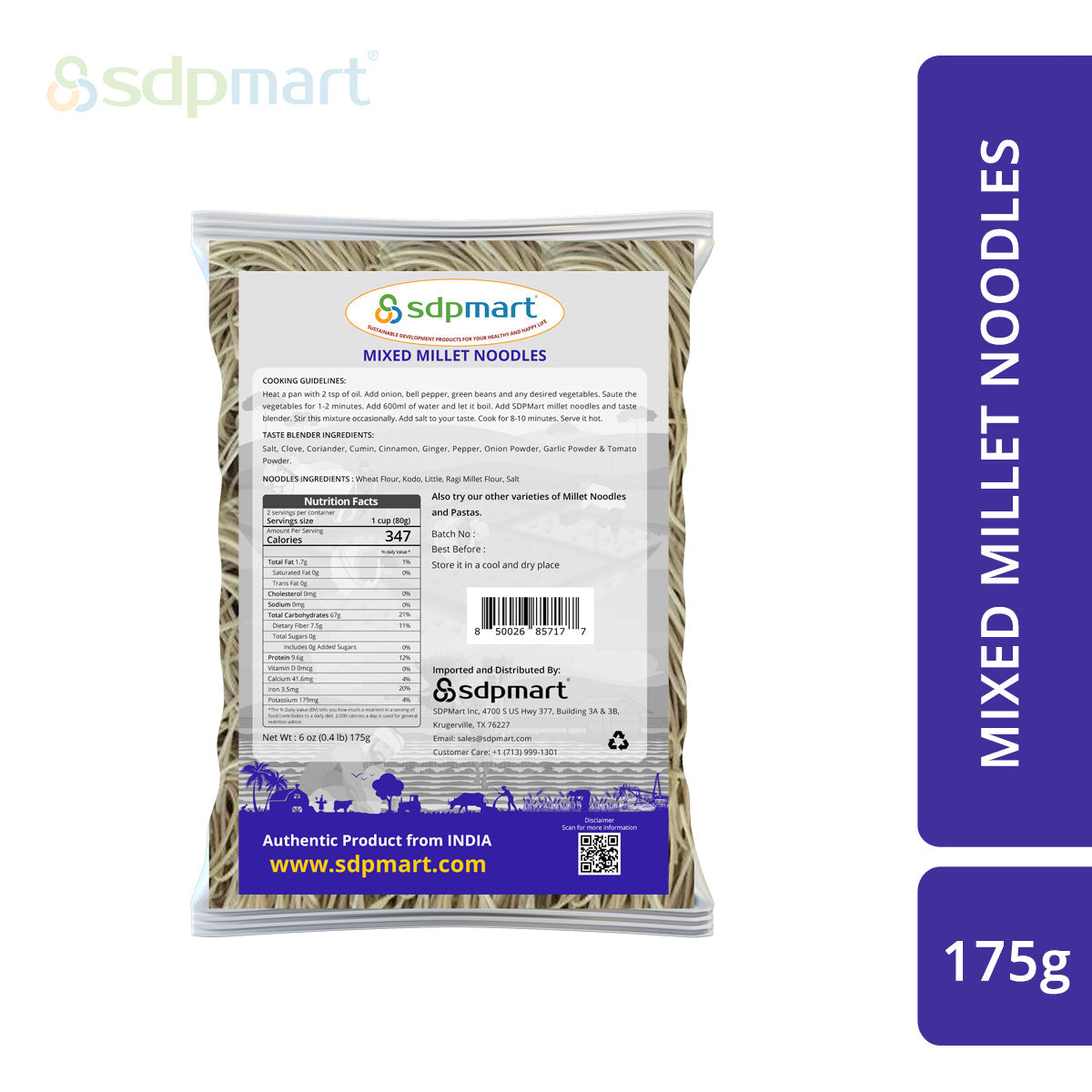 Mixed Millet Noodles 175G