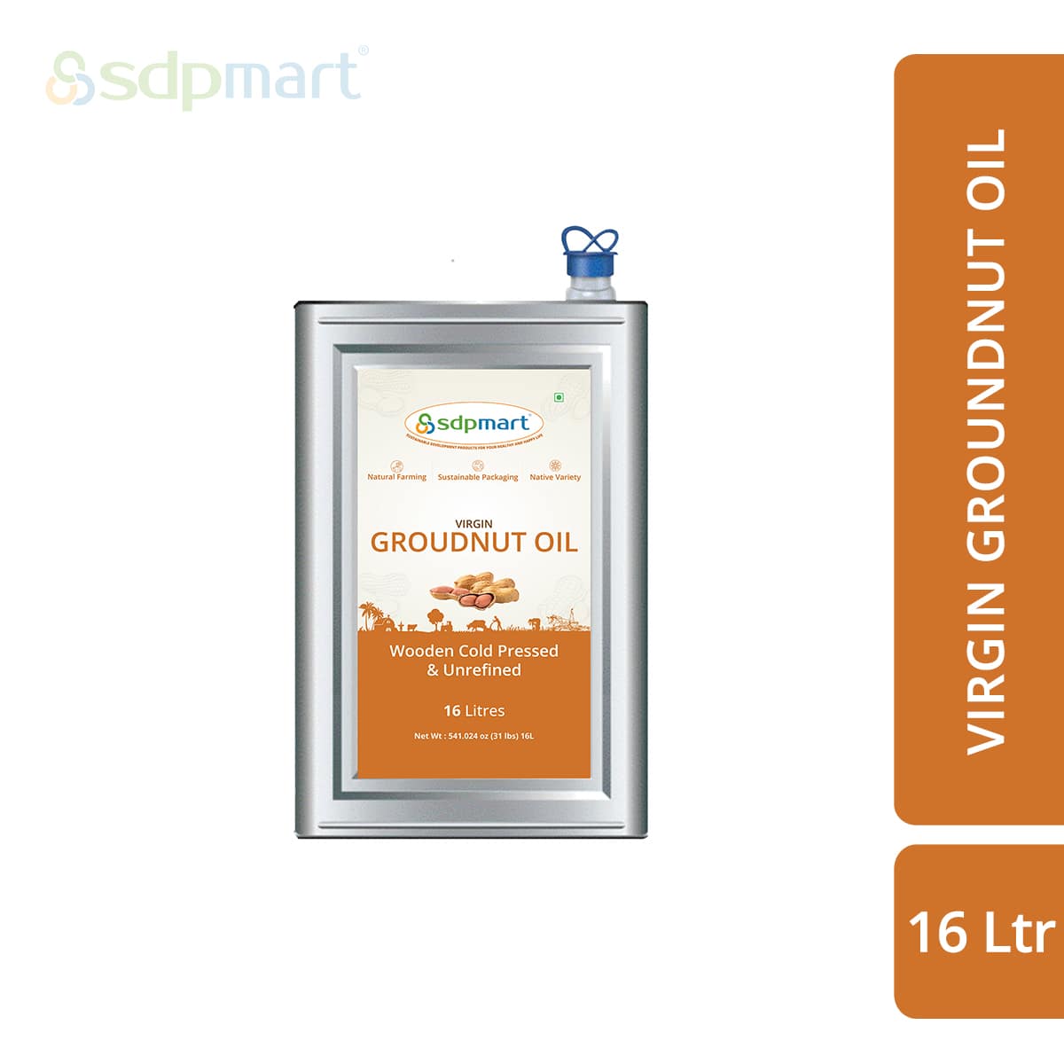 Peanut Oil (Wooden Cold pressed Virgin Oil)