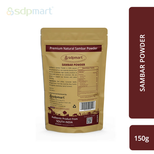 SDPMART PREMIUM SAMBAR POWDER 150 GMS