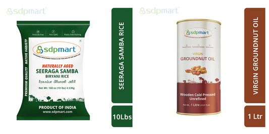 Seerage Samba Rice + Peanut Oil 1L