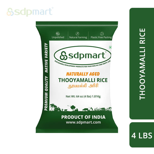 SDPMART'S PREMIUM THOOYAMALLI RICE - 4LBS