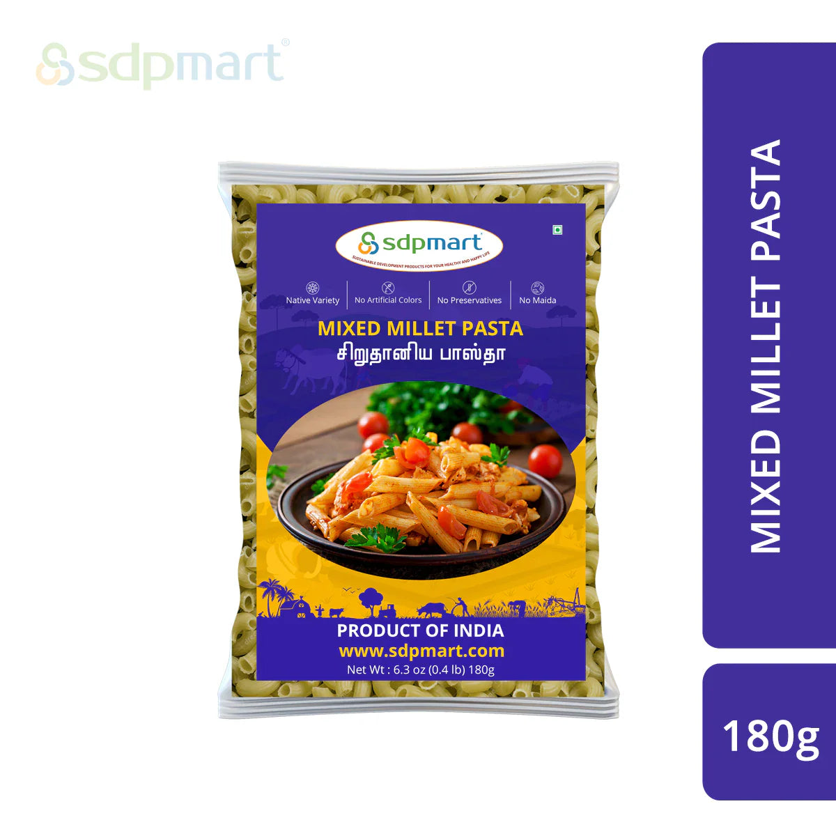 Mixed Millet Pasta 180G