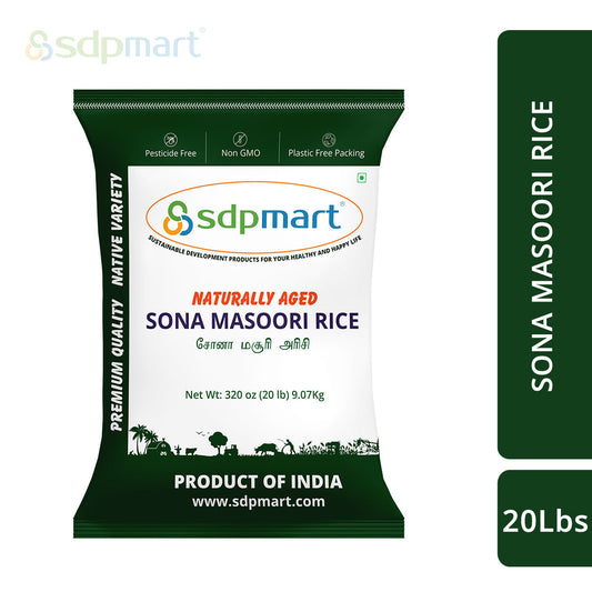 Sona Masoori Rice-20LB (Premium Quality)