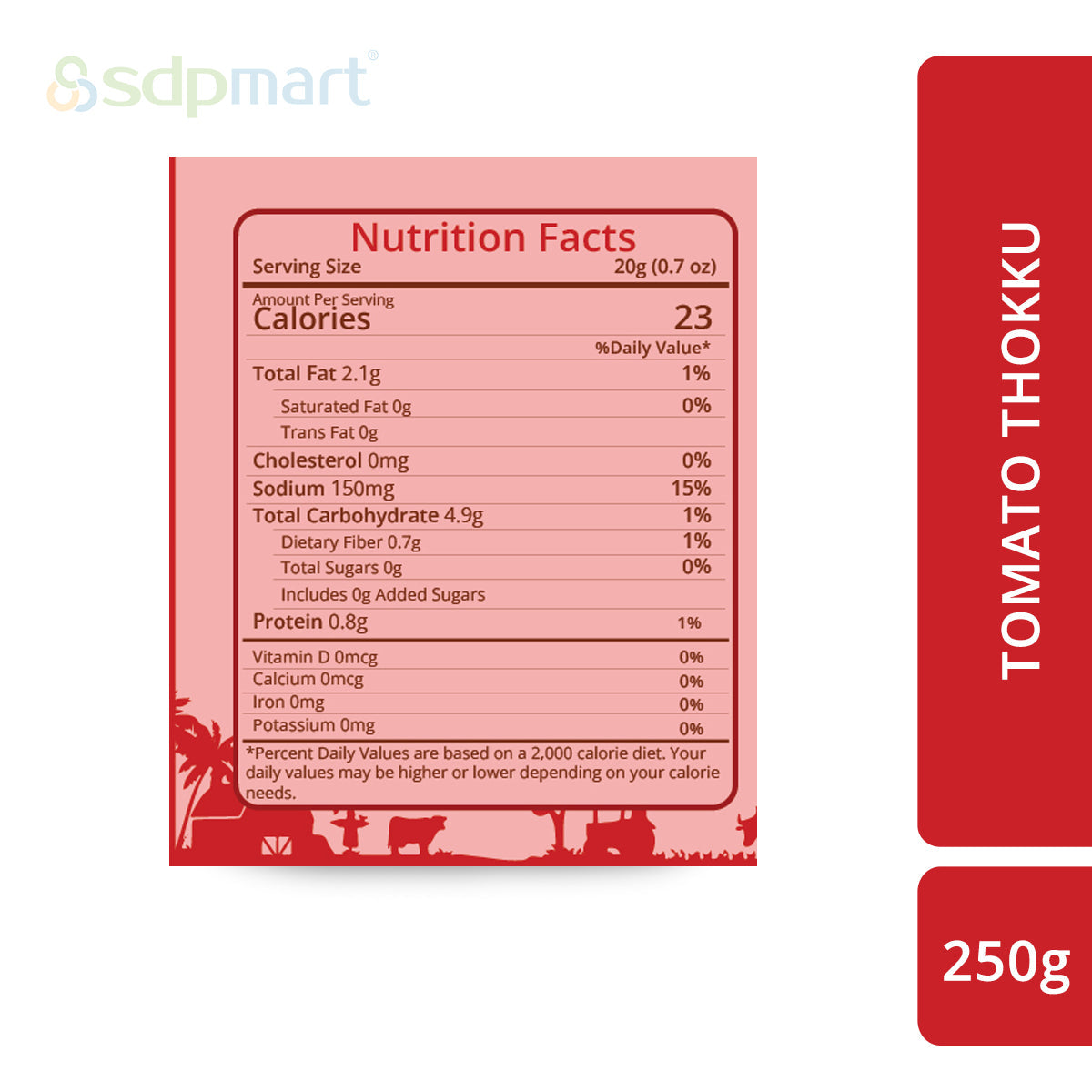 SDPMART TOMATO THOKKU - 250G
